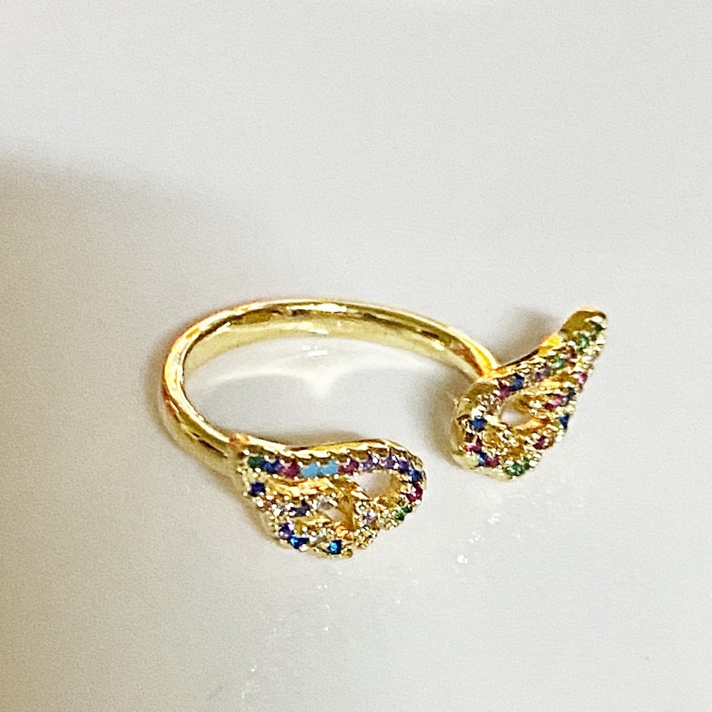 Just In🎉Adjustable Multi-Color CZ Stone Ring - Picture 6 of 9